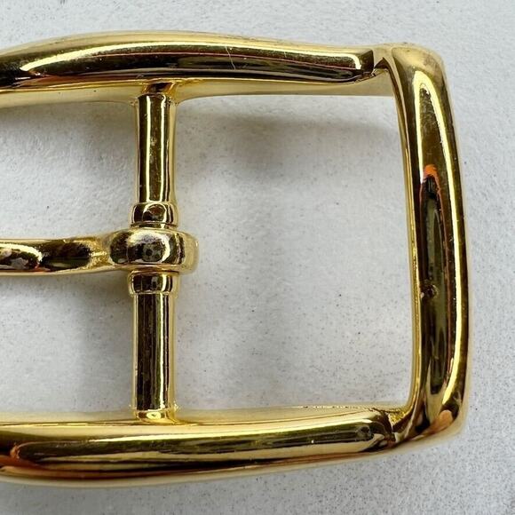 Vintage Gold Tone Simple Basic Belt Buckle for up to 1 Inch Belt - Picture 5 of 8